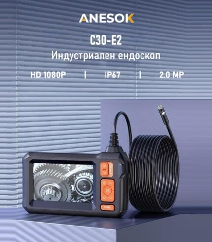 anesok c30 endoscope camera 4 3 inch display dual lens 2mp 8 5mm hard 1080p endoscope.bg 1 - endoscope.bg