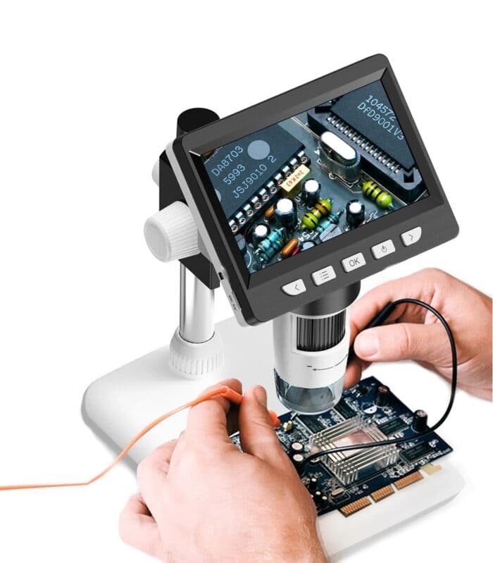 inskam 307 c digital microscope 4 3 inch ips screen 2mp - endoscope.bg